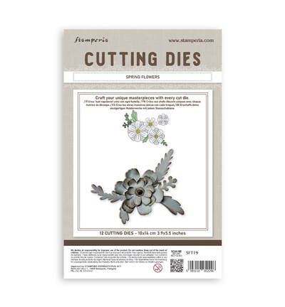 SFT19 - Stamperia - Stamperia Matrices de découpe – Spring Flowers - Cutting Dies - Detail 2