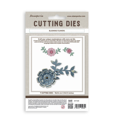 SFT20 - Stamperia - Stamperia Matrices de découpe – Blooming Flowers - Cutting Dies - Detail 2