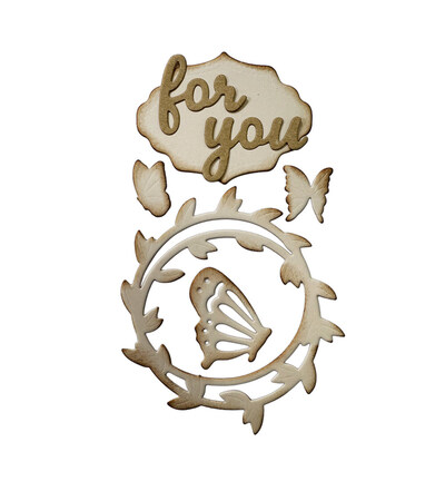 SFT21 - Stamperia - Stamperia Matrices de découpe – For You Wreath - Cutting Dies - Detail 1