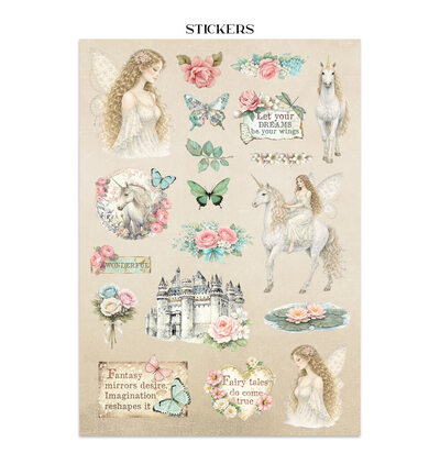 SBJK21 - Stamperia - Stamperia Junk Journal – Wonderland - Junk journal - Detail 1
