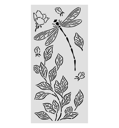KSTDL161 - Stamperia - Stamperia Pochoir 12x25 cm – Wonderland Dragonfly - Stencil - Detail 1 KSTDL161 - Stamperia - Stamperia Pochoir 12x25 cm – Wonderland Dragonfly - Stencil - Detail 1