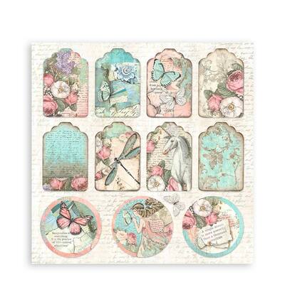 SBBL38 - Stamperia - Stamperia Bloc papier 12x12 – Wonderland - Scrapbooking Pad - Detail 2 SBBL38 - Stamperia - Stamperia Bloc papier 12x12 – Wonderland - Scrapbooking Pad - Detail 2