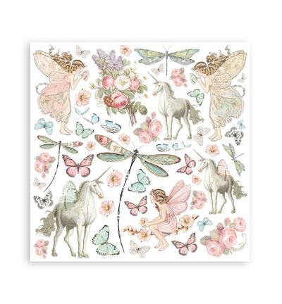 SBBS109 - Stamperia - Stamperia Bloc papier 8x8 – Wonderland - Scrapbooking Pad - Detail 7 SBBS109 - Stamperia - Stamperia Bloc papier 8x8 – Wonderland - Scrapbooking Pad - Detail 7