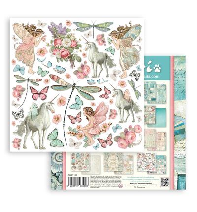 SBBS109 - Stamperia - Stamperia Bloc papier 8x8 – Wonderland - Scrapbooking Pad - Detail 8 SBBS109 - Stamperia - Stamperia Bloc papier 8x8 – Wonderland - Scrapbooking Pad - Detail 8