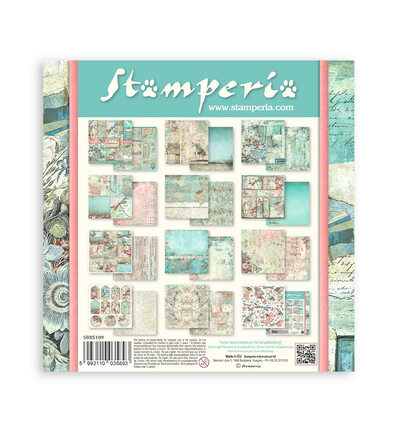 SBBS109 - Stamperia - Stamperia Bloc papier 8x8 – Wonderland - Scrapbooking Pad - Detail 9 SBBS109 - Stamperia - Stamperia Bloc papier 8x8 – Wonderland - Scrapbooking Pad - Detail 9