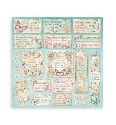 SBBS109 - Stamperia - Stamperia Bloc papier 8x8 – Wonderland - Scrapbooking Pad - Detail 10 SBBS109 - Stamperia - Stamperia Bloc papier 8x8 – Wonderland - Scrapbooking Pad - Detail 10