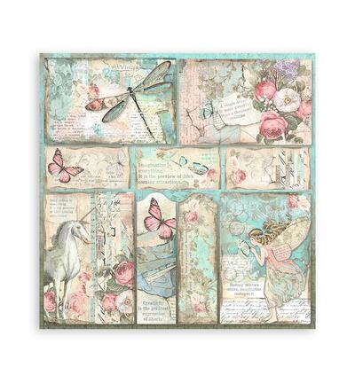 SBBS109 - Stamperia - Stamperia Bloc papier 8x8 – Wonderland - Scrapbooking Pad - Detail 25 SBBS109 - Stamperia - Stamperia Bloc papier 8x8 – Wonderland - Scrapbooking Pad - Detail 25