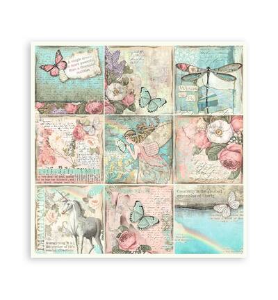 SBBS109 - Stamperia - Stamperia Bloc papier 8x8 – Wonderland - Scrapbooking Pad - Detail 28 SBBS109 - Stamperia - Stamperia Bloc papier 8x8 – Wonderland - Scrapbooking Pad - Detail 28