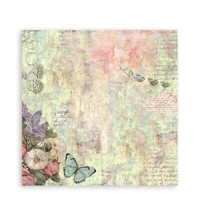 SBPLT31 - Stamperia - Stamperia Feuilles de tissu – Wonderland - Fabric & Decorative Chips - Detail 1 SBPLT31 - Stamperia - Stamperia Feuilles de tissu – Wonderland - Fabric & Decorative Chips - Detail 1