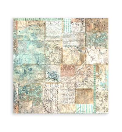 SBPLT31 - Stamperia - Stamperia Feuilles de tissu – Wonderland - Fabric & Decorative Chips - Detail 3 SBPLT31 - Stamperia - Stamperia Feuilles de tissu – Wonderland - Fabric & Decorative Chips - Detail 3