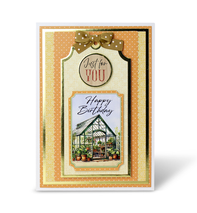 11-DCD746 - Katy Sue Designs - Decoupage pre-decoupe - Summer Greenhouse - 3D Die Cut Decoupage - Detail 2