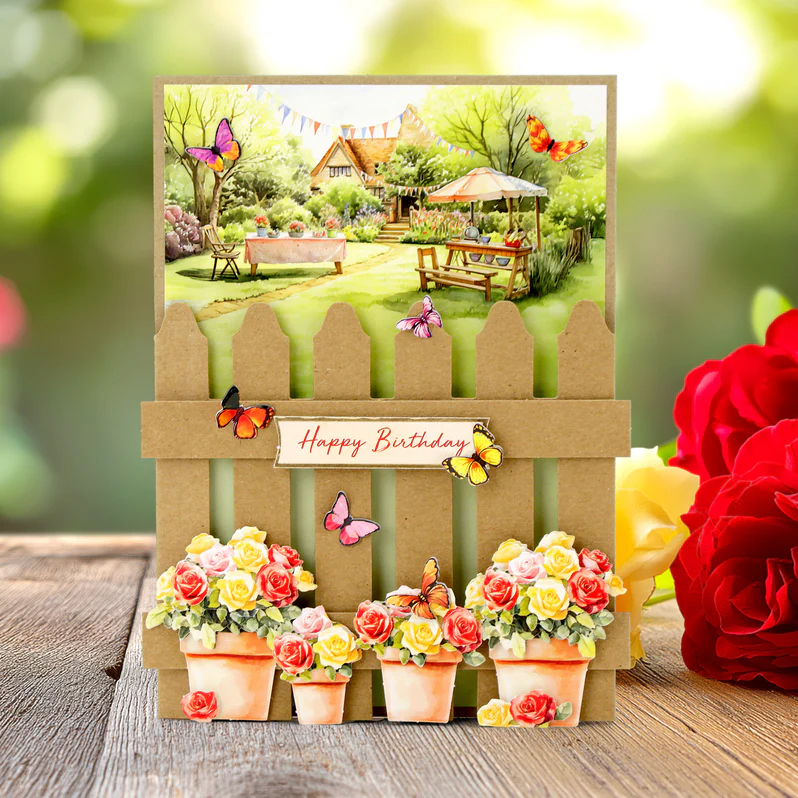 05-10030KPF - Katy Sue Designs - Cartes et enveloppes - Kraft 127 x 178 mm - Cards &amp; Envelopes Kits - Detail 2