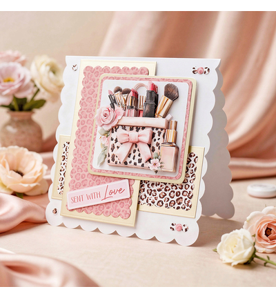 11-DCD750 - Katy Sue Designs - Decoupage 3D pre-decoupe - Lavender Luxe Glamour - 3D Die Cut Decoupage - Detail 2