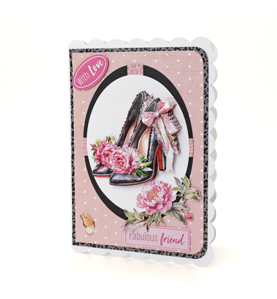 12-DCE021RC - Katy Sue Designs - Embellissements - Rose Couture - 3D Die Cut Decoupage - Detail 2