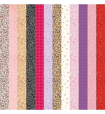 03-10074RUN - Katy Sue Designs - Cardstock imprime - Runway Ready - Printed Cardstock - Detail 1