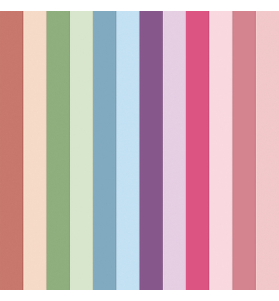03-10075TTD - Katy Sue Designs - Cardstock imprime mat et superposition - Twin Tones: Dusty Hues - Printed Cardstock - Detail 1