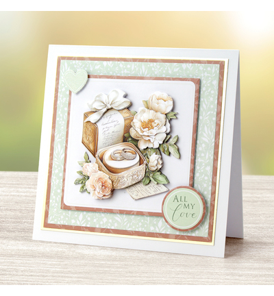 11-DCD755 - Katy Sue Designs - Decoupage 3D pre-decoupe - Just Married - Forever Always - Detail 1 11-DCD755 - Katy Sue Designs - Decoupage 3D pre-decoupe - Just Married - Forever Always - Detail 1