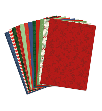 03-10072TCH - Katy Sue Designs - Cardstock imprime - Timeless Christmas - Santa Scenes - Detail 2