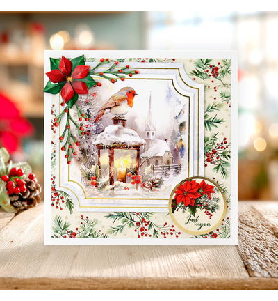 03-10072TCH - Katy Sue Designs - Cardstock imprime - Timeless Christmas - Santa Scenes - Detail 4