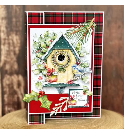 03-10069CHV - Katy Sue Designs - Cardstock imprime - Christmas Variety - Santa Scenes - Detail 3