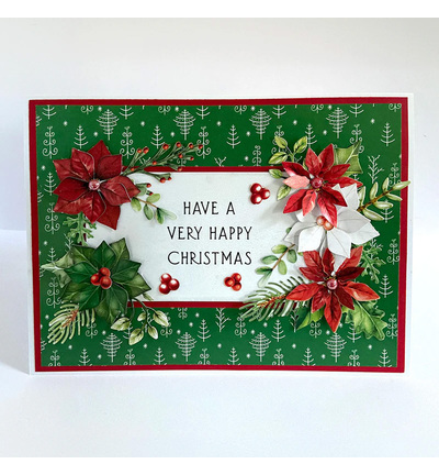 03-10069CHV - Katy Sue Designs - Cardstock imprime - Christmas Variety - Santa Scenes - Detail 4