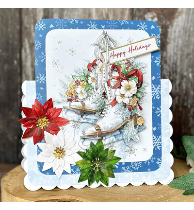 03-10069CHV - Katy Sue Designs - Cardstock imprime - Christmas Variety - Santa Scenes - Detail 5