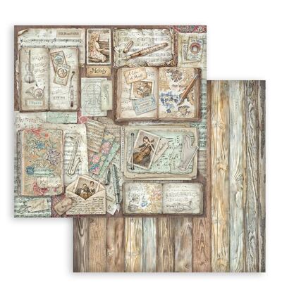 SBBS144 - Stamperia - Stamperia petit bloc scrapbooking 20,3x20,3 cm – Symphony - Scrapbooking Pad - Detail 27 SBBS144 - Stamperia - Stamperia petit bloc scrapbooking 20,3x20,3 cm – Symphony - Scrapbooking Pad - Detail 27