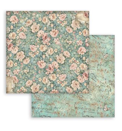 SBBS145 - Stamperia - Stamperia bloc de fonds scrapbooking 20,3x20,3 cm – Symphony - Scrapbooking Pad - Detail 1 SBBS145 - Stamperia - Stamperia bloc de fonds scrapbooking 20,3x20,3 cm – Symphony - Scrapbooking Pad - Detail 1