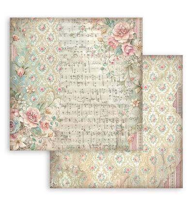 SBBS145 - Stamperia - Stamperia bloc de fonds scrapbooking 20,3x20,3 cm – Symphony - Scrapbooking Pad - Detail 17 SBBS145 - Stamperia - Stamperia bloc de fonds scrapbooking 20,3x20,3 cm – Symphony - Scrapbooking Pad - Detail 17