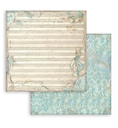 SBBS145 - Stamperia - Stamperia bloc de fonds scrapbooking 20,3x20,3 cm – Symphony - Scrapbooking Pad - Detail 23 SBBS145 - Stamperia - Stamperia bloc de fonds scrapbooking 20,3x20,3 cm – Symphony - Scrapbooking Pad - Detail 23