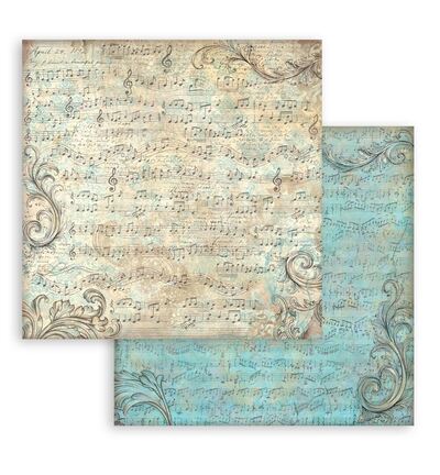 SBBS145 - Stamperia - Stamperia bloc de fonds scrapbooking 20,3x20,3 cm – Symphony - Scrapbooking Pad - Detail 26 SBBS145 - Stamperia - Stamperia bloc de fonds scrapbooking 20,3x20,3 cm – Symphony - Scrapbooking Pad - Detail 26
