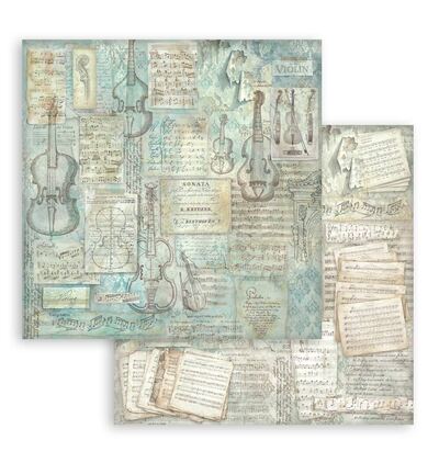SBBS145 - Stamperia - Stamperia bloc de fonds scrapbooking 20,3x20,3 cm – Symphony - Scrapbooking Pad - Detail 32 SBBS145 - Stamperia - Stamperia bloc de fonds scrapbooking 20,3x20,3 cm – Symphony - Scrapbooking Pad - Detail 32