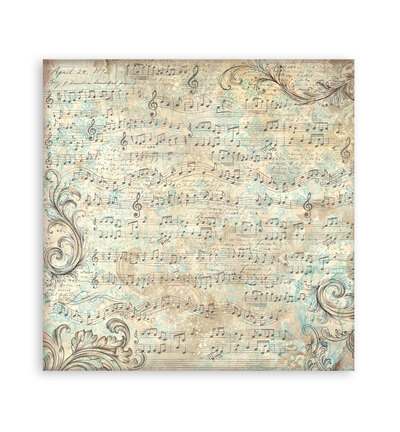 SBBXLB38 - Stamperia - Stamperia bloc papier simple face 30,5x30,5 cm – Symphony - Scrapbooking Pad - Detail 2 SBBXLB38 - Stamperia - Stamperia bloc papier simple face 30,5x30,5 cm – Symphony - Scrapbooking Pad - Detail 2