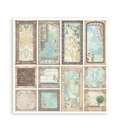 SBBXLB38 - Stamperia - Stamperia bloc papier simple face 30,5x30,5 cm – Symphony - Scrapbooking Pad - Detail 10 SBBXLB38 - Stamperia - Stamperia bloc papier simple face 30,5x30,5 cm – Symphony - Scrapbooking Pad - Detail 10