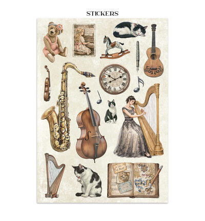 SBJK24 - Stamperia - Stamperia junk journal stickers et découpes – Symphony - Junk journal - Detail 27 SBJK24 - Stamperia - Stamperia junk journal stickers et découpes – Symphony - Junk journal - Detail 27