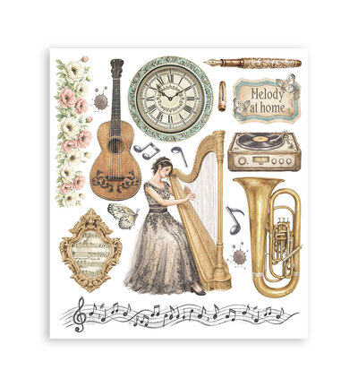 DFLRBXG09 - Stamperia - Stamperia sélection Rub-On 6 feuilles – Symphony - Rub On - Detail 3 DFLRBXG09 - Stamperia - Stamperia sélection Rub-On 6 feuilles – Symphony - Rub On - Detail 3