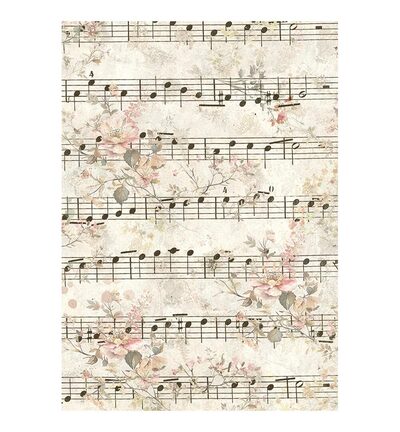 DFSAK6055 - Stamperia - Stamperia papier de riz A6 fonds 8 feuilles – Symphony - Rice Paper - Detail 8 DFSAK6055 - Stamperia - Stamperia papier de riz A6 fonds 8 feuilles – Symphony - Rice Paper - Detail 8