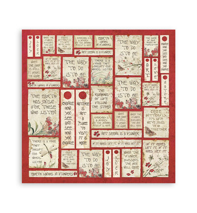 SBBS09 - Stamperia - Stamperia petit bloc scrapbooking 20,3x20,3 cm – Oriental Garden - Scrapbooking Pad - Detail 10 SBBS09 - Stamperia - Stamperia petit bloc scrapbooking 20,3x20,3 cm – Oriental Garden - Scrapbooking Pad - Detail 10