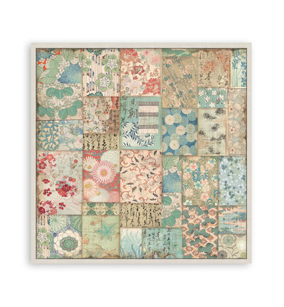 SBBS09 - Stamperia - Stamperia petit bloc scrapbooking 20,3x20,3 cm – Oriental Garden - Scrapbooking Pad - Detail 16 SBBS09 - Stamperia - Stamperia petit bloc scrapbooking 20,3x20,3 cm – Oriental Garden - Scrapbooking Pad - Detail 16