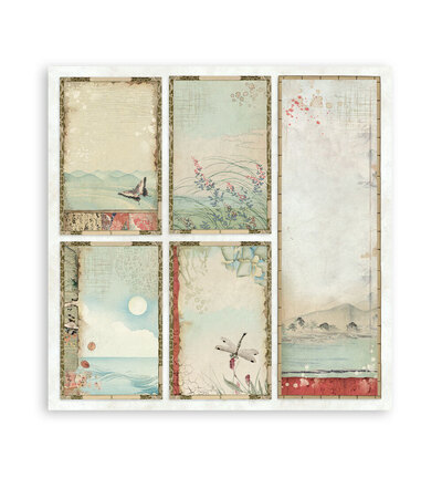 SBBS09 - Stamperia - Stamperia petit bloc scrapbooking 20,3x20,3 cm – Oriental Garden - Scrapbooking Pad - Detail 20 SBBS09 - Stamperia - Stamperia petit bloc scrapbooking 20,3x20,3 cm – Oriental Garden - Scrapbooking Pad - Detail 20