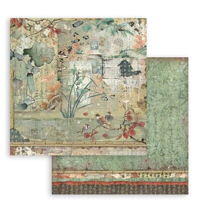 SBBS09 - Stamperia - Stamperia petit bloc scrapbooking 20,3x20,3 cm – Oriental Garden - Scrapbooking Pad - Detail 27 SBBS09 - Stamperia - Stamperia petit bloc scrapbooking 20,3x20,3 cm – Oriental Garden - Scrapbooking Pad - Detail 27