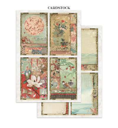 SBJK26 - Stamperia - Stamperia junk journal stickers et découpes – Oriental Garden - Junk journal - Detail 14 SBJK26 - Stamperia - Stamperia junk journal stickers et découpes – Oriental Garden - Junk journal - Detail 14