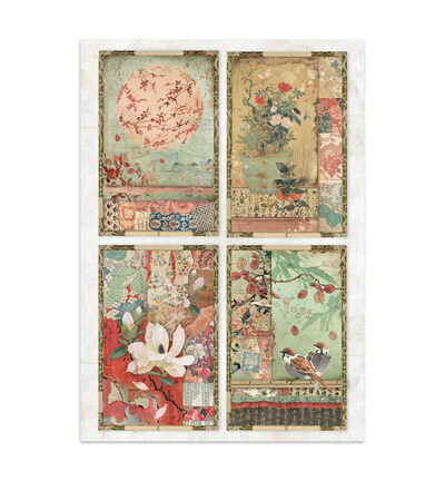 SBJK26 - Stamperia - Stamperia junk journal stickers et découpes – Oriental Garden - Junk journal - Detail 15 SBJK26 - Stamperia - Stamperia junk journal stickers et découpes – Oriental Garden - Junk journal - Detail 15