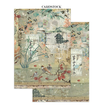 SBJK26 - Stamperia - Stamperia junk journal stickers et découpes – Oriental Garden - Junk journal - Detail 23 SBJK26 - Stamperia - Stamperia junk journal stickers et découpes – Oriental Garden - Junk journal - Detail 23