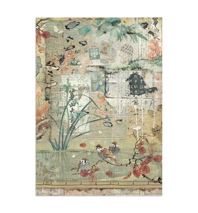 SBJK26 - Stamperia - Stamperia junk journal stickers et découpes – Oriental Garden - Junk journal - Detail 24 SBJK26 - Stamperia - Stamperia junk journal stickers et découpes – Oriental Garden - Junk journal - Detail 24