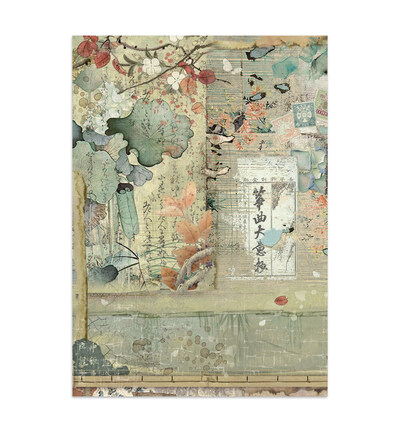 SBJK26 - Stamperia - Stamperia junk journal stickers et découpes – Oriental Garden - Junk journal - Detail 25 SBJK26 - Stamperia - Stamperia junk journal stickers et découpes – Oriental Garden - Junk journal - Detail 25