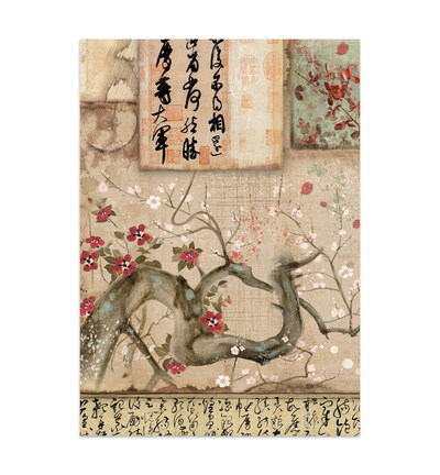 SBJKS05 - Stamperia - Stamperia junk journal points focaux A5 – Oriental Garden - Junk journal - Detail 13 SBJKS05 - Stamperia - Stamperia junk journal points focaux A5 – Oriental Garden - Junk journal - Detail 13