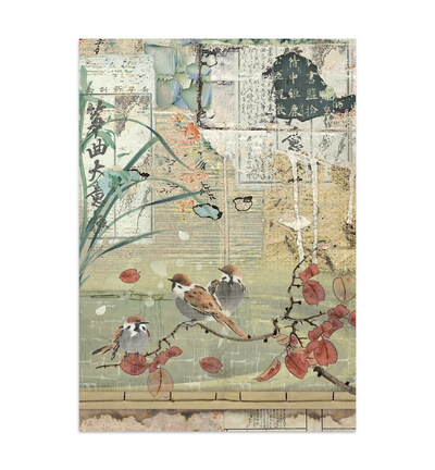 SBJKS05 - Stamperia - Stamperia junk journal points focaux A5 – Oriental Garden - Junk journal - Detail 16 SBJKS05 - Stamperia - Stamperia junk journal points focaux A5 – Oriental Garden - Junk journal - Detail 16