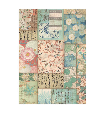 SBJKS05 - Stamperia - Stamperia junk journal points focaux A5 – Oriental Garden - Junk journal - Detail 25 SBJKS05 - Stamperia - Stamperia junk journal points focaux A5 – Oriental Garden - Junk journal - Detail 25