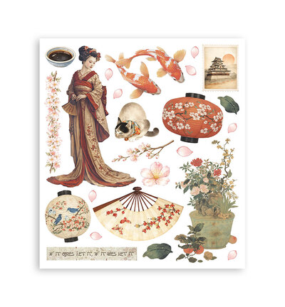 DFLRBXG11 - Stamperia - Stamperia sélection Rub-On 6 feuilles – Oriental Garden - Rub On - Detail 2 DFLRBXG11 - Stamperia - Stamperia sélection Rub-On 6 feuilles – Oriental Garden - Rub On - Detail 2
